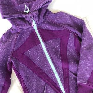 Purple ivivva zip up hoodie